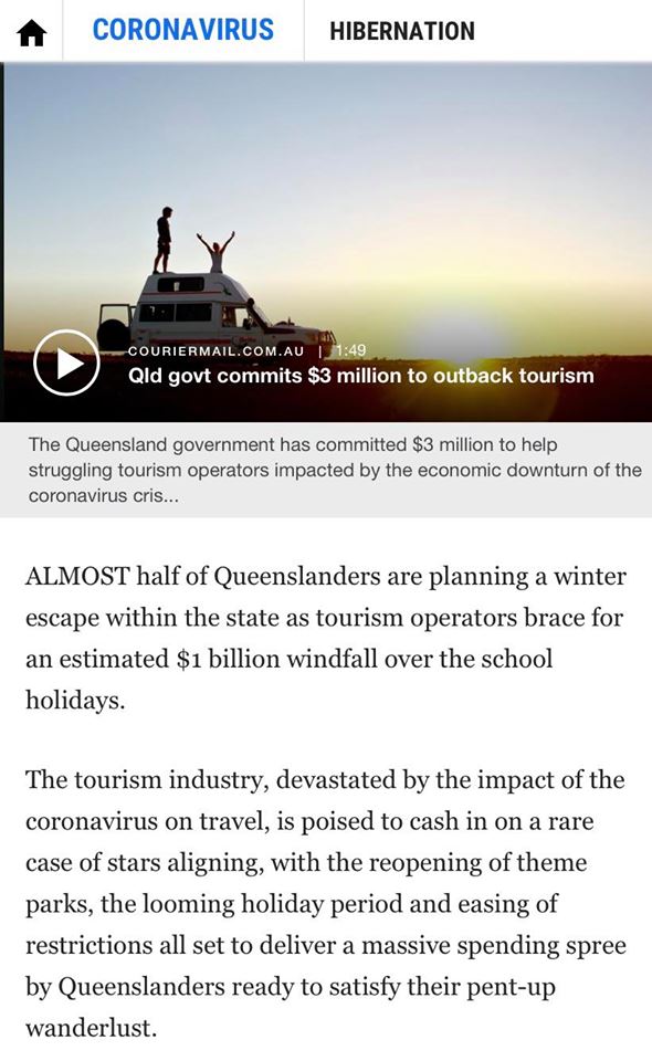 Courier Mail Tourism