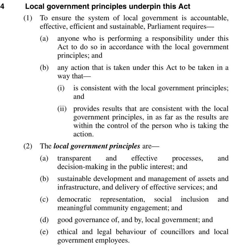 Local Government Principles