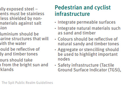 Pedestrian And Cyclist Infrastructure