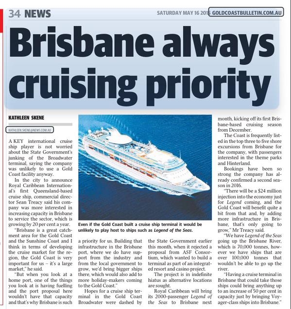 Ships Not Neede on Gold Coast