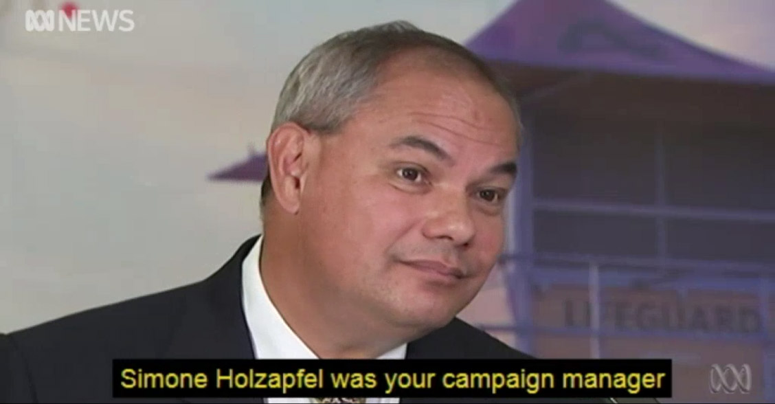 Tom Tate Questioned over campaign manager