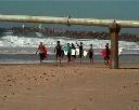 The Crew at the Pipe