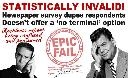 April Fools Day with flawed survey